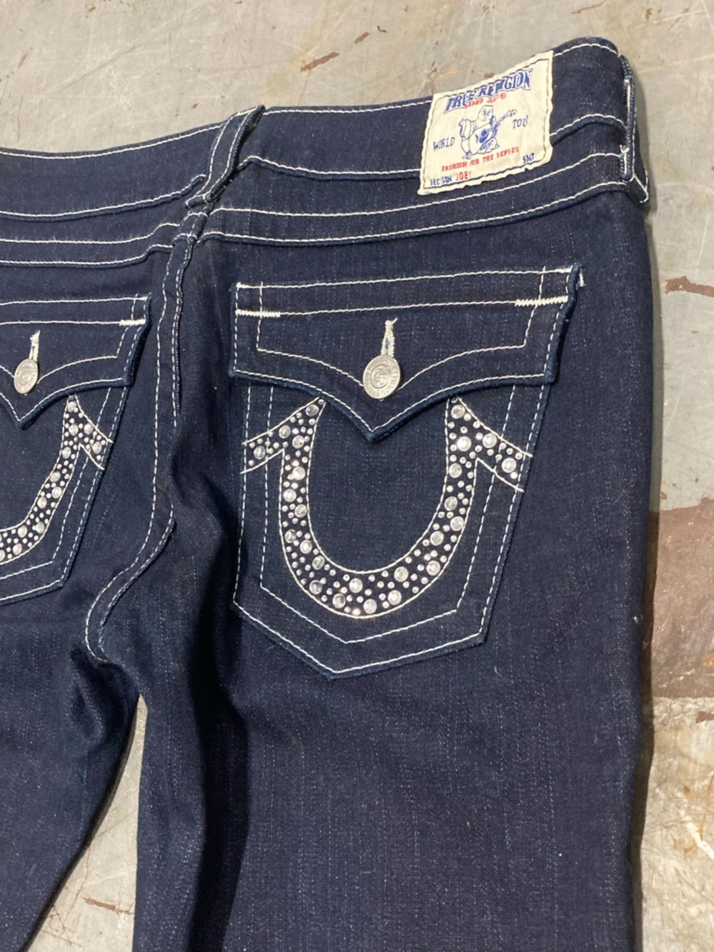 True Religion Twisted stitch flare denim - Picture 8 of 10